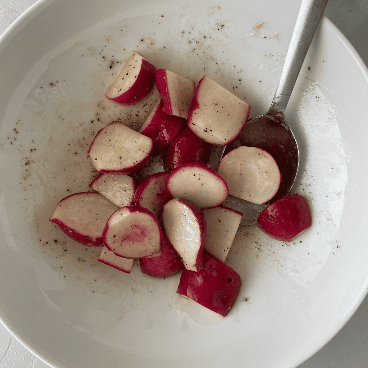 Air Fryer Roasted Radishes Fork To Spoon