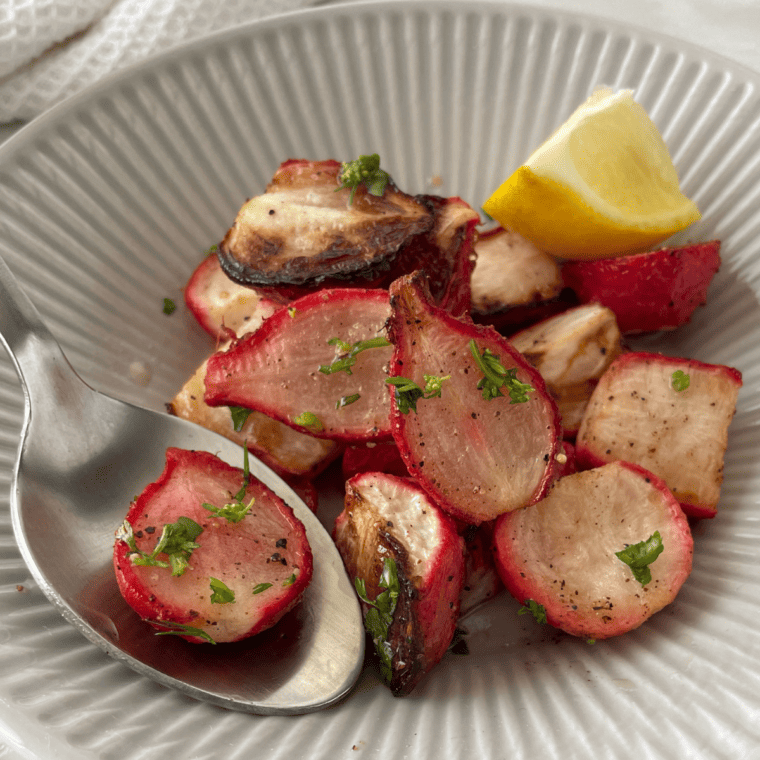 Easy Roasted Air Fryer Radishes