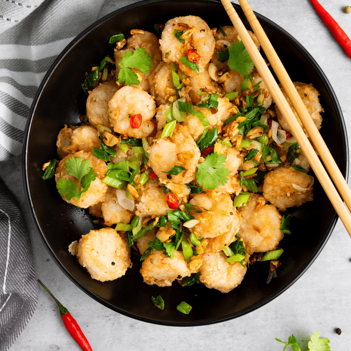 Crispy Air Fryer Shrimp (Use Fresh or Frozen Shrimp!) - Spend With