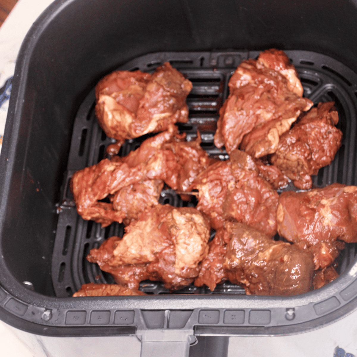 Air Fryer Trader Joe's Balsamic Rosemary Steak Tips Fork To Spoon