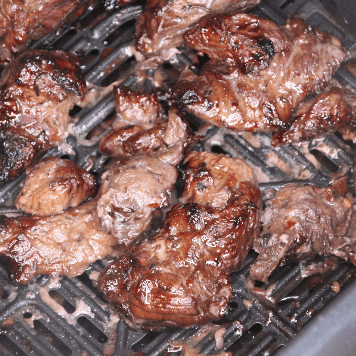 Air Fryer Trader Joe's Balsamic Rosemary Steak Tips Fork To Spoon