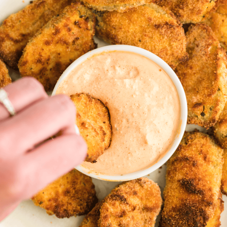 Air Fryer Zaxby’s Fried Pickle Recipe Fork To Spoon