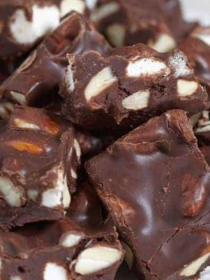 Instant Pot Rocky Road Fudge