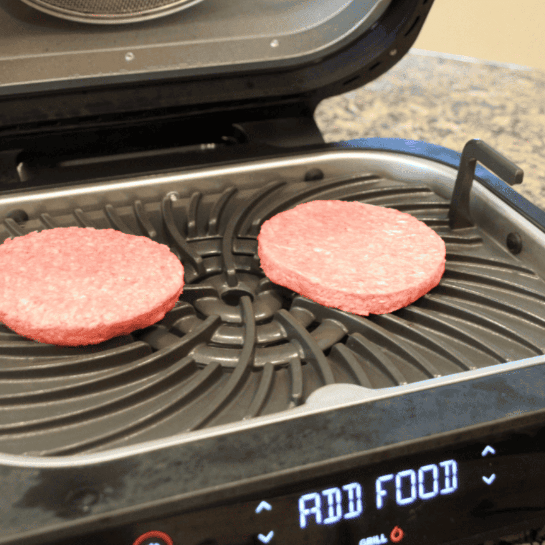 Ninja Foodi Grill Hamburgers Fork To Spoon