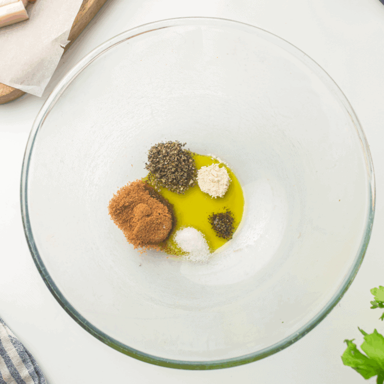 Add all of the seasonings to a small bowl.