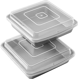 Suggested baking tin with included storage lid for air fryer brownies from mix 