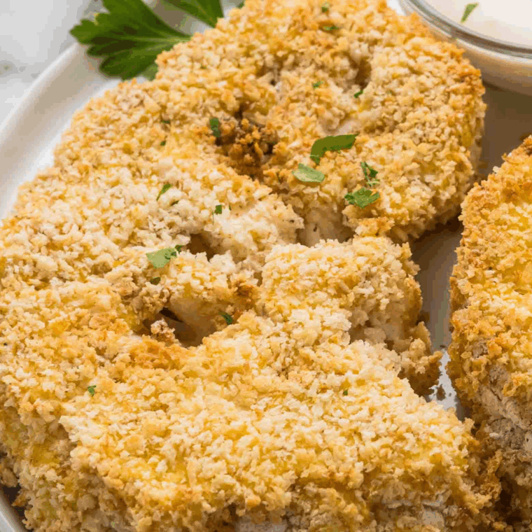 Plate of cauliflower.
