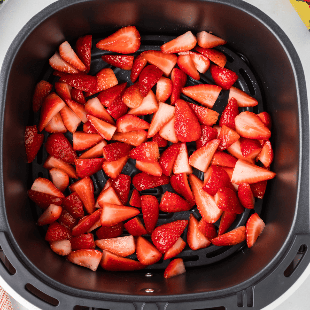 Air Fryer Spinach Strawberry Salad
