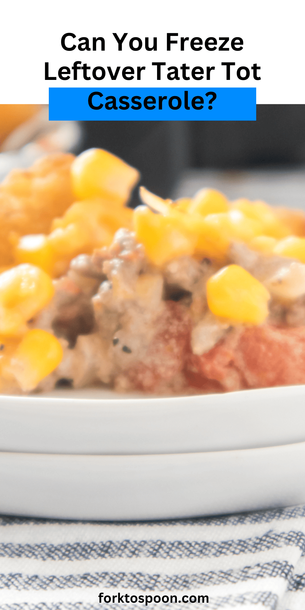 Can You Freeze Leftover Tater Tot Casserole? Fork To Spoon