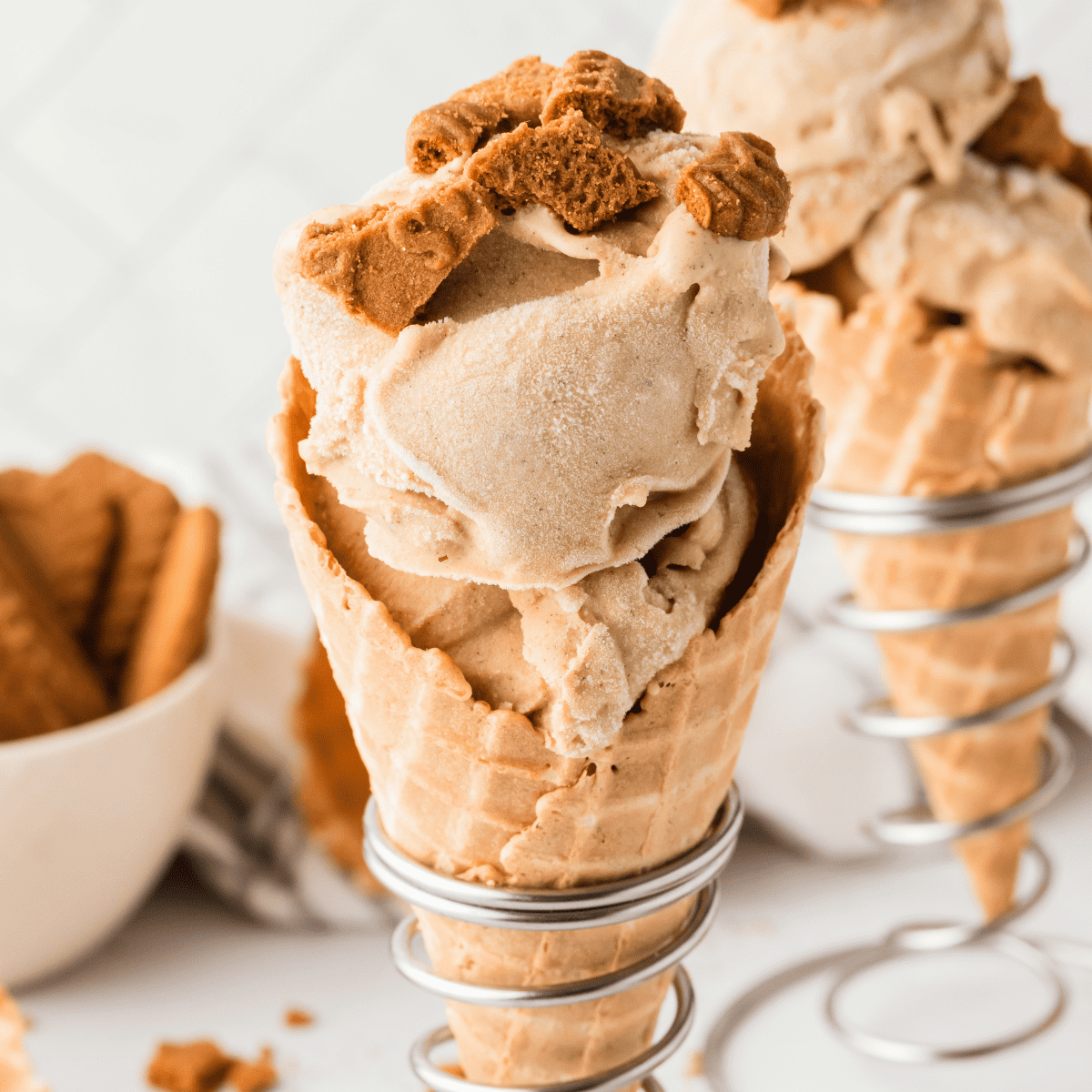 Ninja Creami Gingerbread Ice Cream - Fork To Spoon