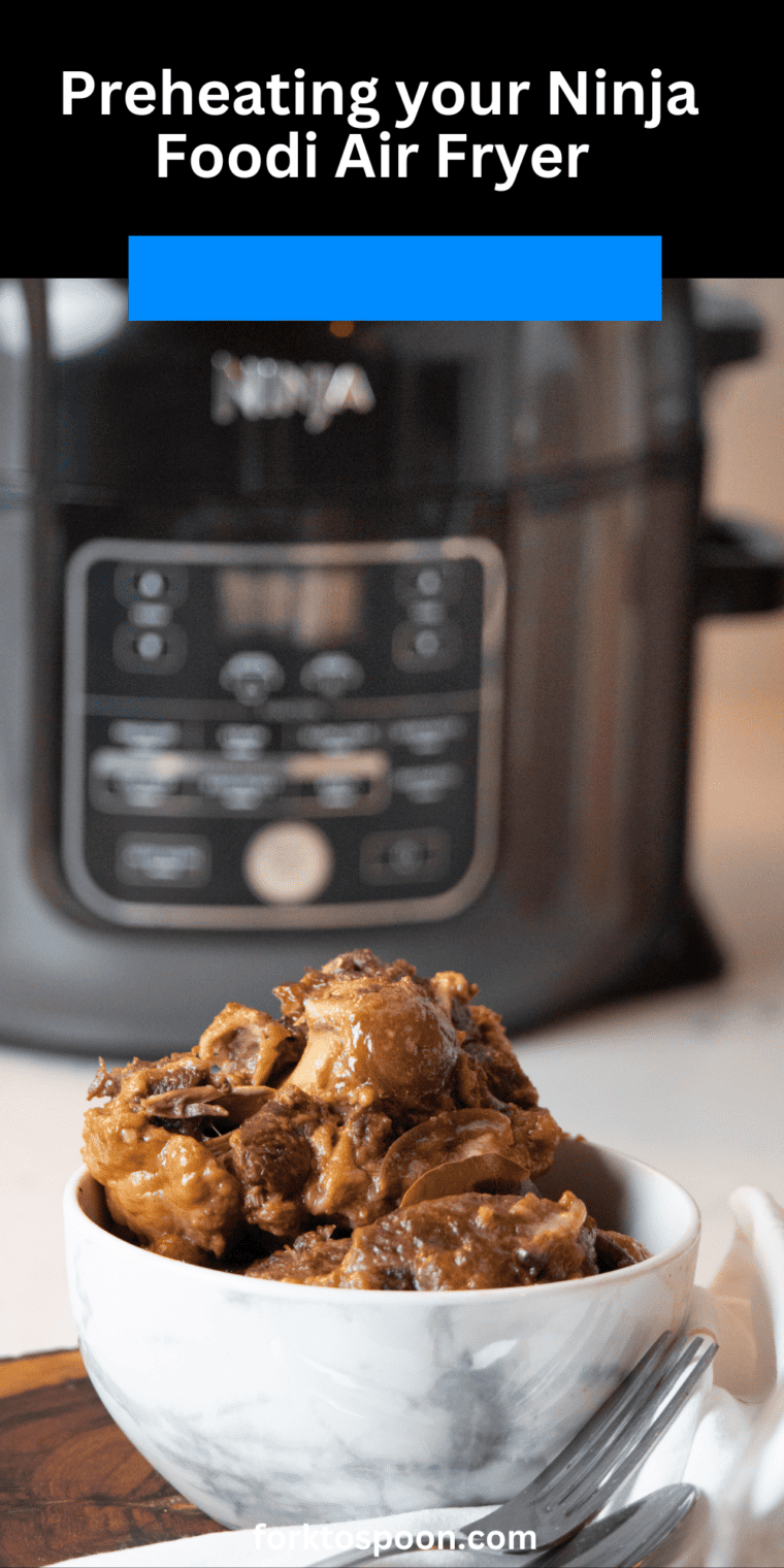 Preheating your Ninja Foodi Air Fryer