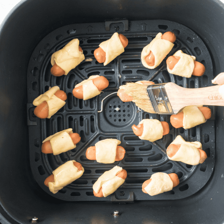 How To Make Homemade Delicious Bagel Dogs In Air Fryer​
