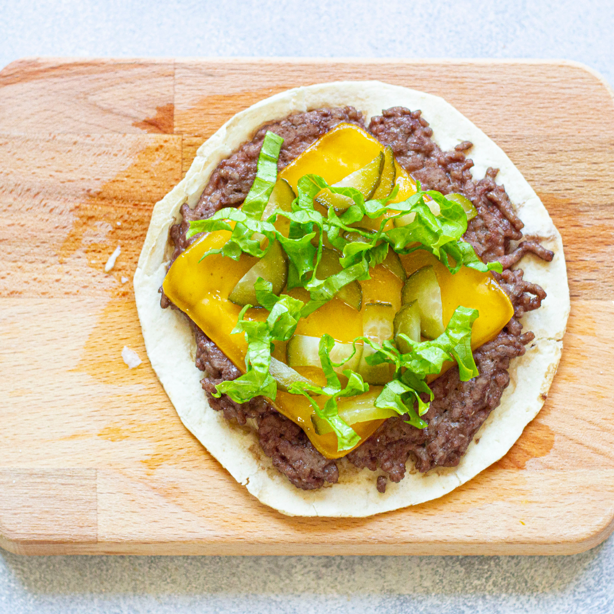 Air Fryer Big Mac Smash Tacos