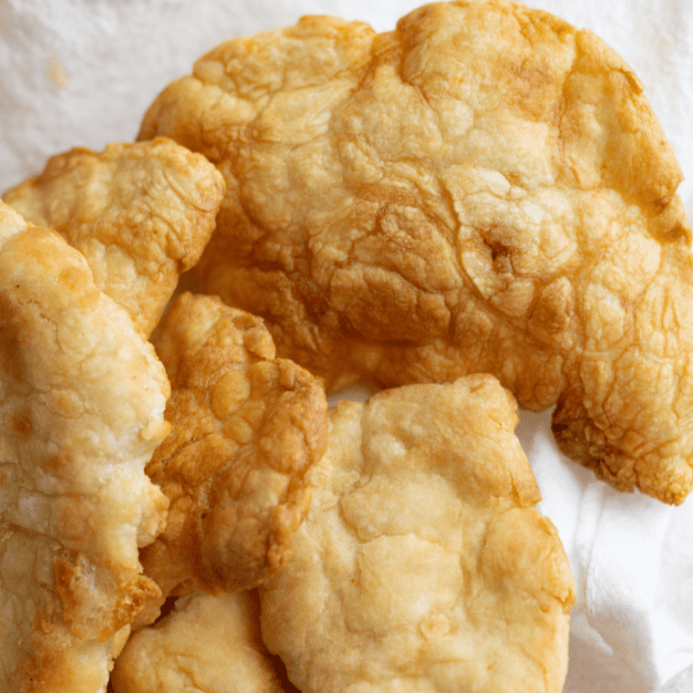 Freshly cooked Air Fryer Homemade Authentic Turkish Balloon Bread, golden and puffy, served hot and crispy.