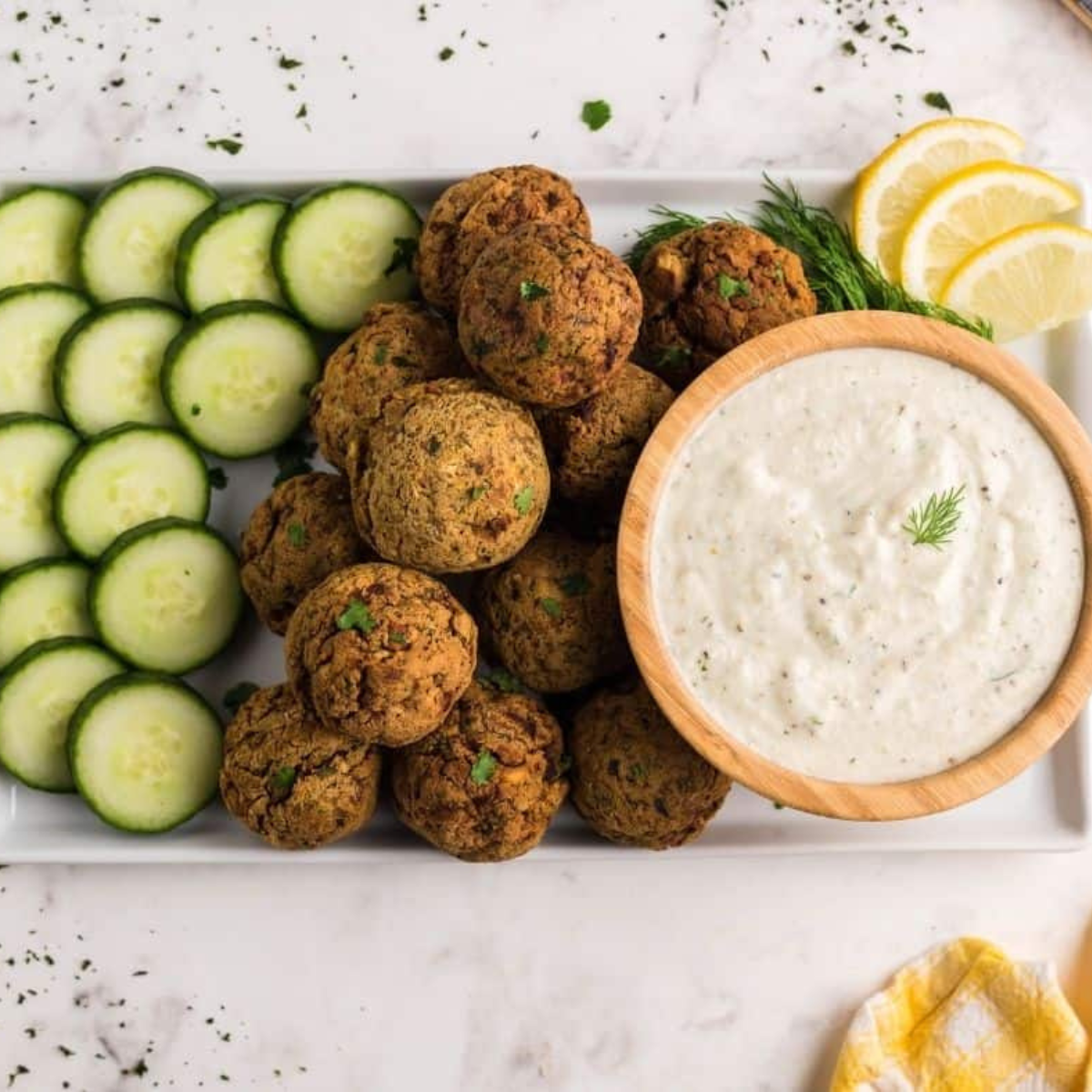Air Fryer Falafel With Canned Chickpeas