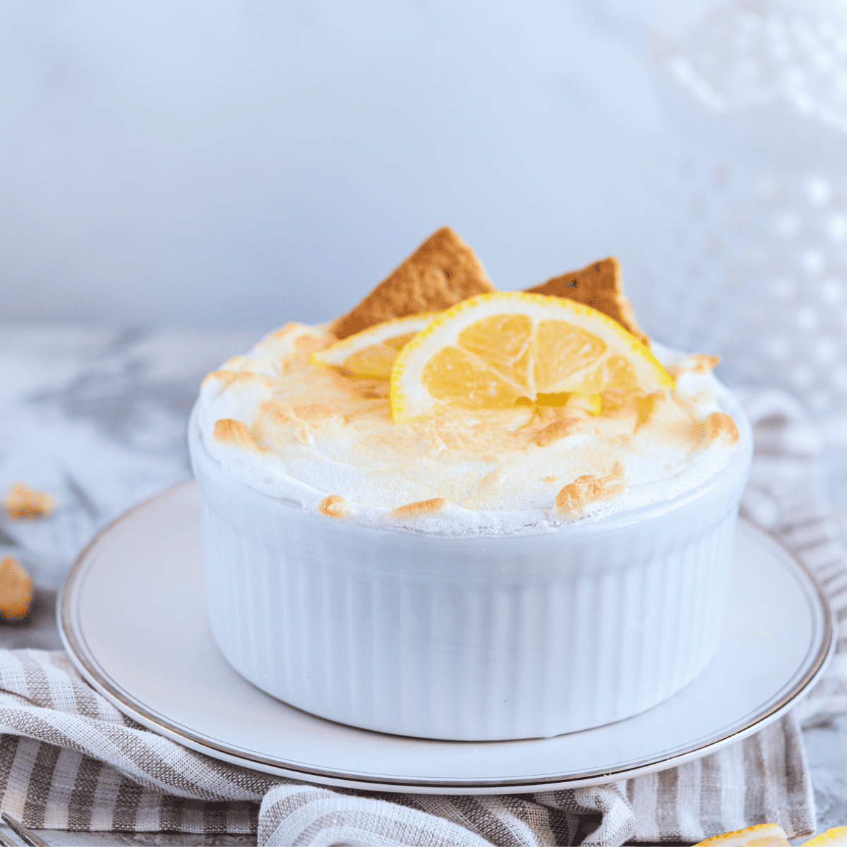 Air Fryer Lemon Meringue Pie Fork To Spoon