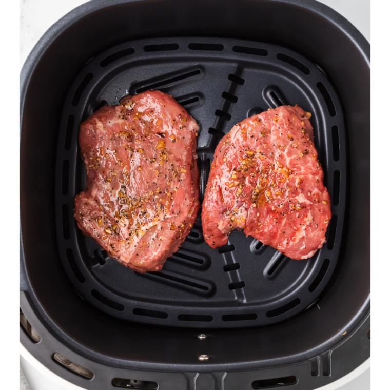 Cooking the steak for the perfect Copycat McDonald’s Steak Egg and Cheese Bagel.