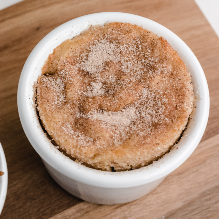 Air Fryer Snickerdoodle Mug Cake