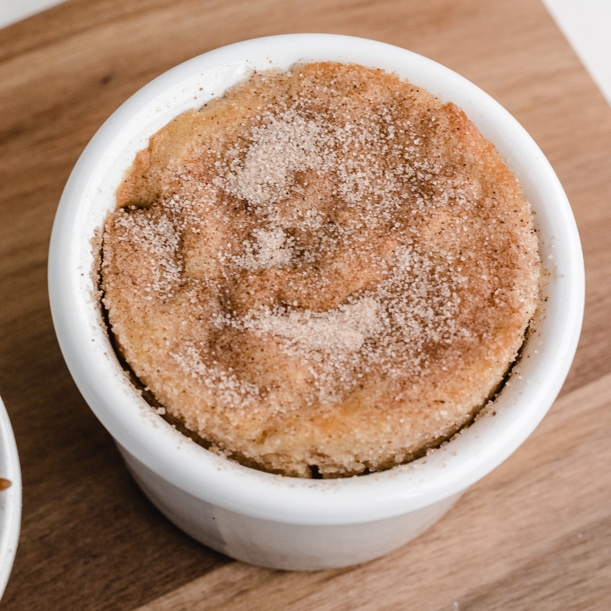 Air Fryer Snickerdoodle Mug Cake