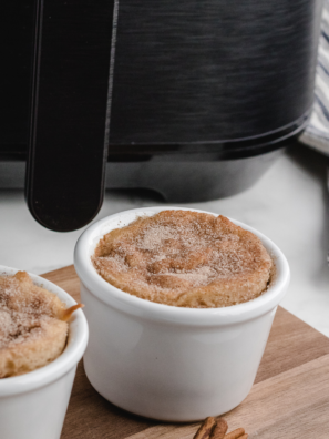 Air Fryer Snickerdoodle Mug Cake