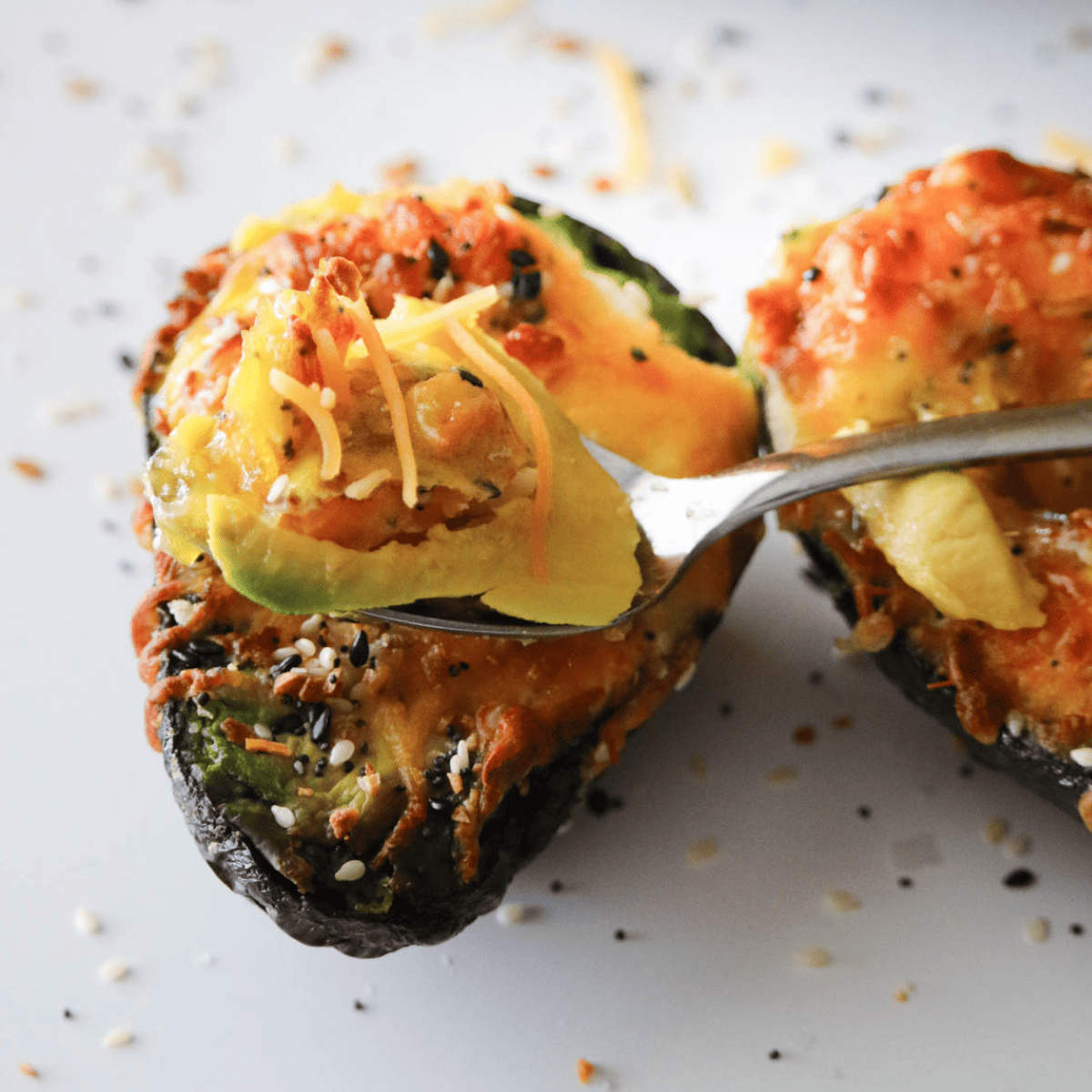 Air Fryer Stuffed Avocado