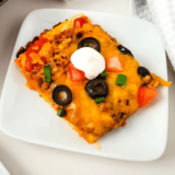 Air Fryer Taco Pizza