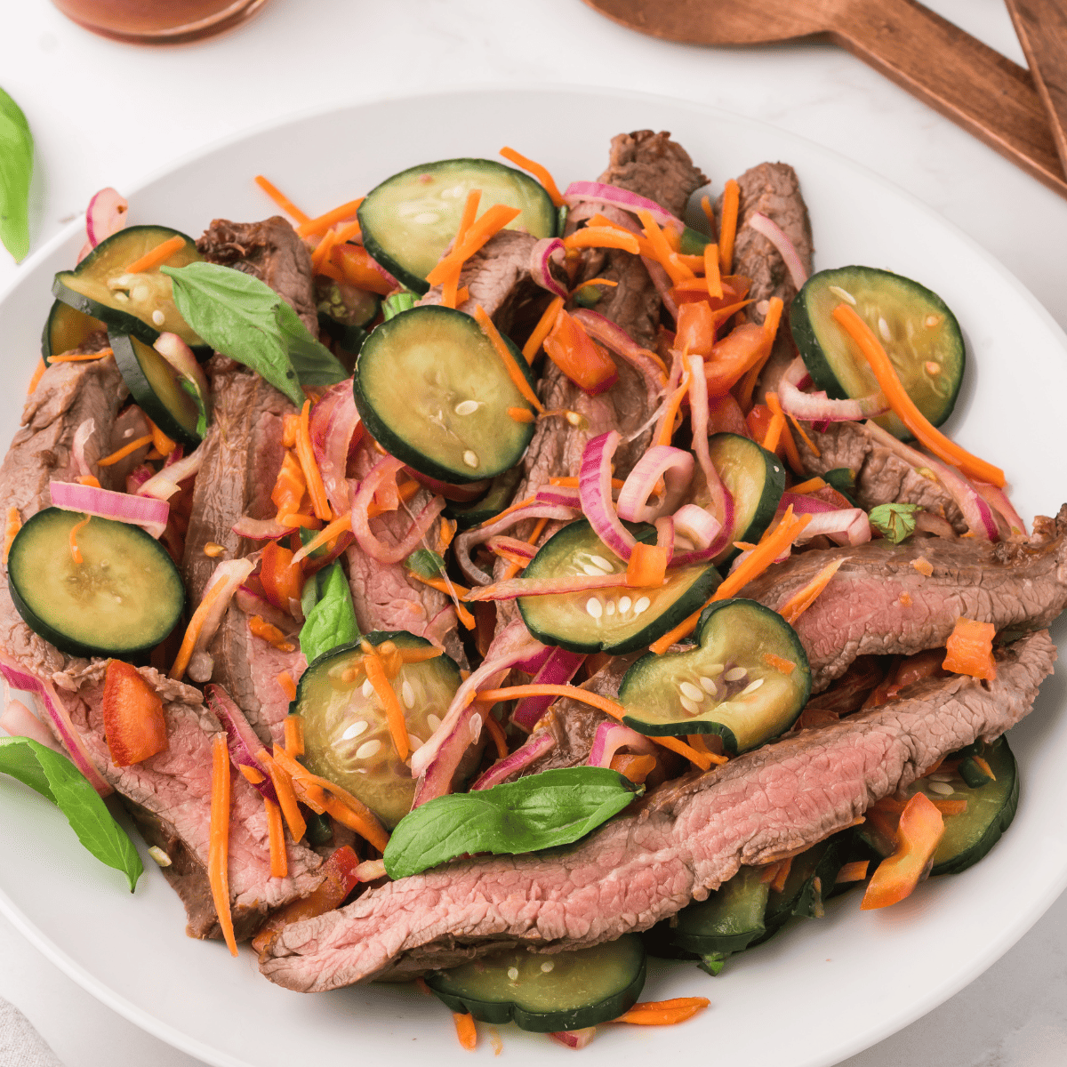 Air Fryer Thai Beef Salad