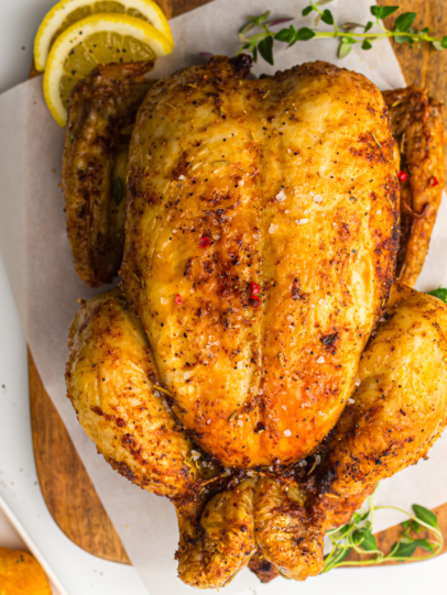 Air Fryer Rosemary Roasted Chicken - Fork To Spoon