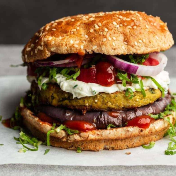 Air Fryer Frozen Veggie Burgers Fork To Spoon