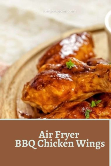 BBQ Chicken Wings in the Air Fryer - Fork To Spoon