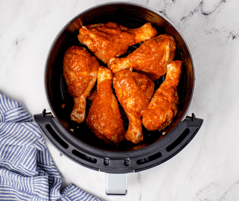Buffalo Drumsticks in the Air Fryer Fork To Spoon