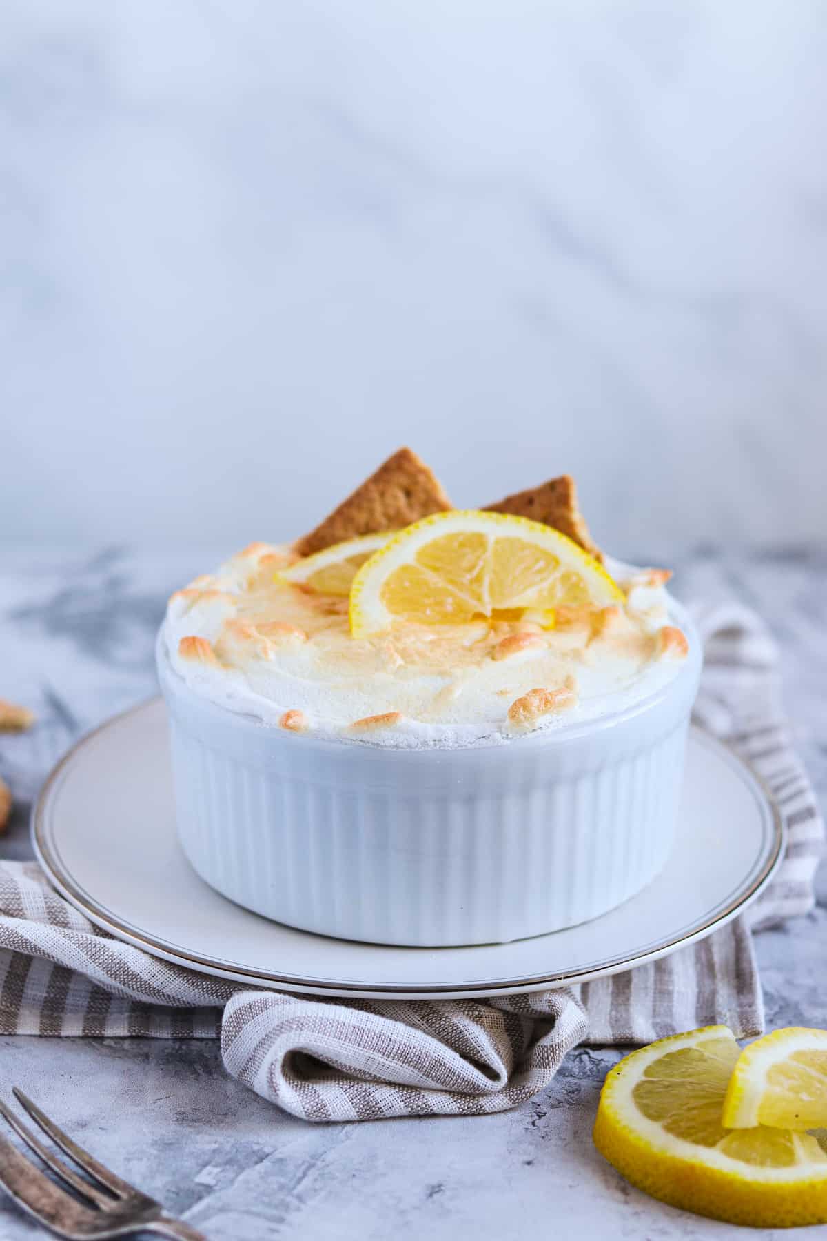 Air Fryer Lemon Meringue Pie Fork To Spoon