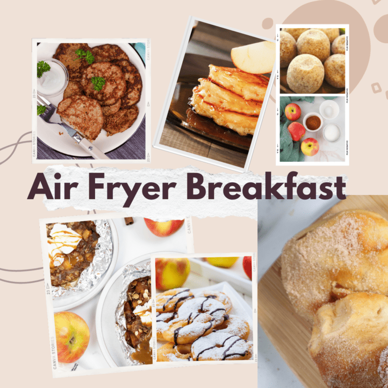 Air Fryer Breakfast Recipes -- Start your day with flavor and convenience! Breakfast is often considered the most important meal, and what better way to kickstart your morning than with a collection of 50 quick and delicious air fryer breakfast recipes?