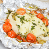 Keto Air Fryer Chicken Caprese Foil Packets