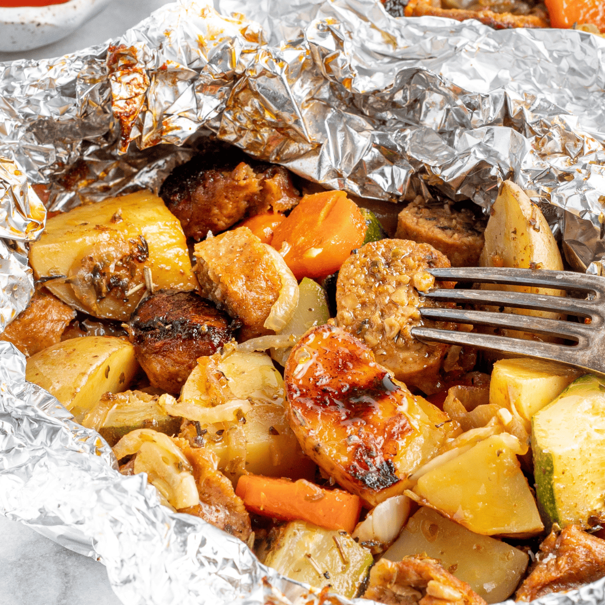 Golden, crispy Air Fryer Frozen Italian Sausage, cooked to perfection and ready to serve.