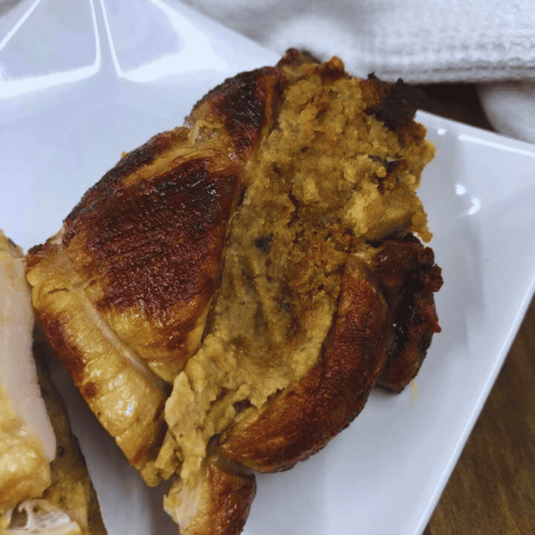 Air Fryer Stuffed Pork Roast