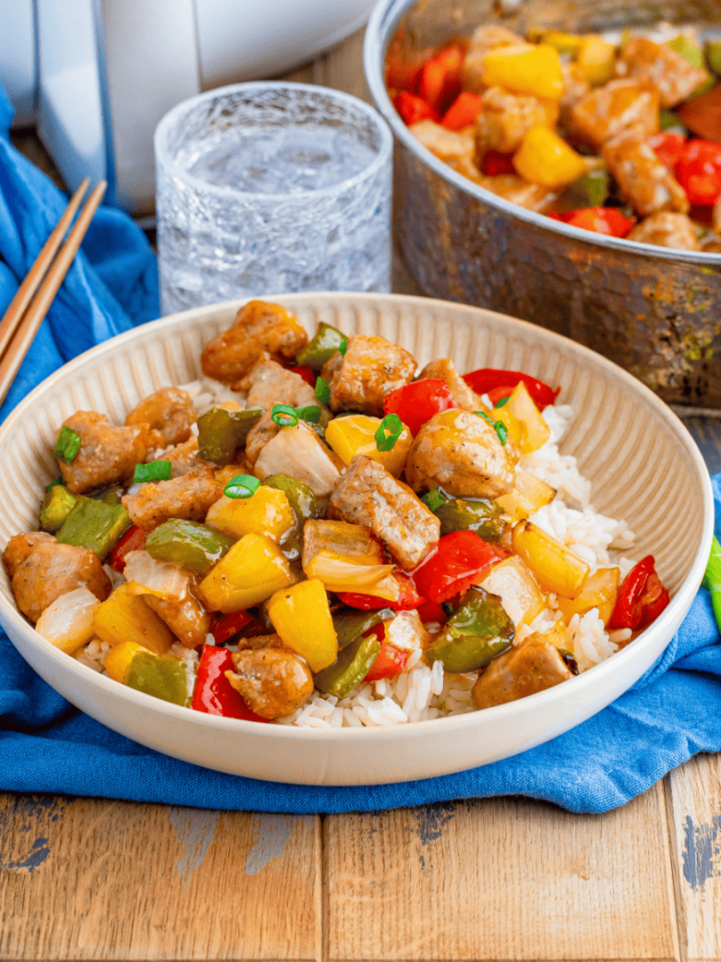 Air Fryer Chicken And Vegetable Stir Fry - Fork To Spoon