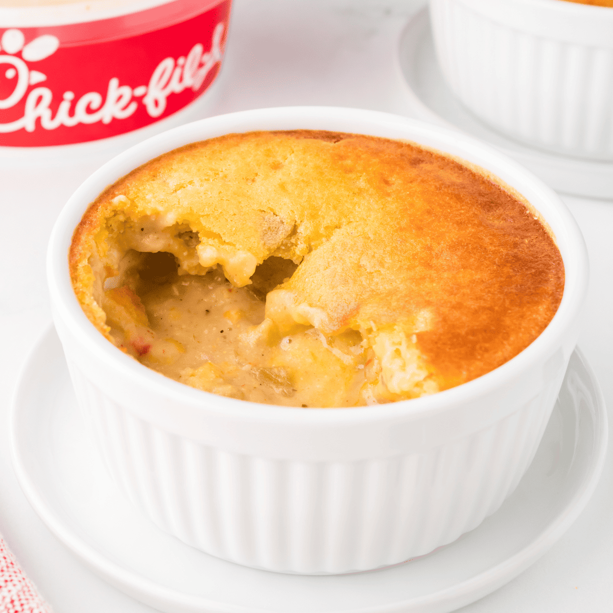 Chick-fil-A Copycat Chicken Tortilla Cornbread Pot Pie