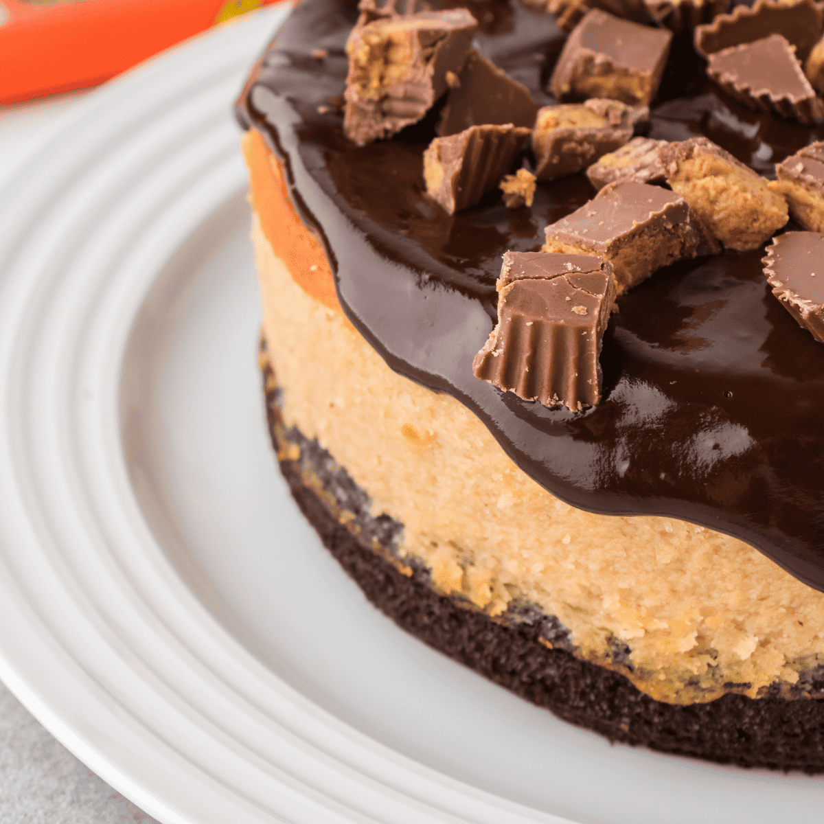 Copycat Cheesecake Factory Reese's Peanut Butter Chocolate Cake Cheesecake