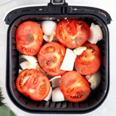 Easy 20-Minute Air Fryer Roasted Roma Tomatoes