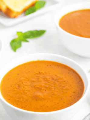 Whip up a comforting bowl of tomato soup in no time with this easy air fryer recipe. Smooth, creamy, and full of rich tomato flavor, it’s perfect for pairing with grilled cheese or enjoying on its own.