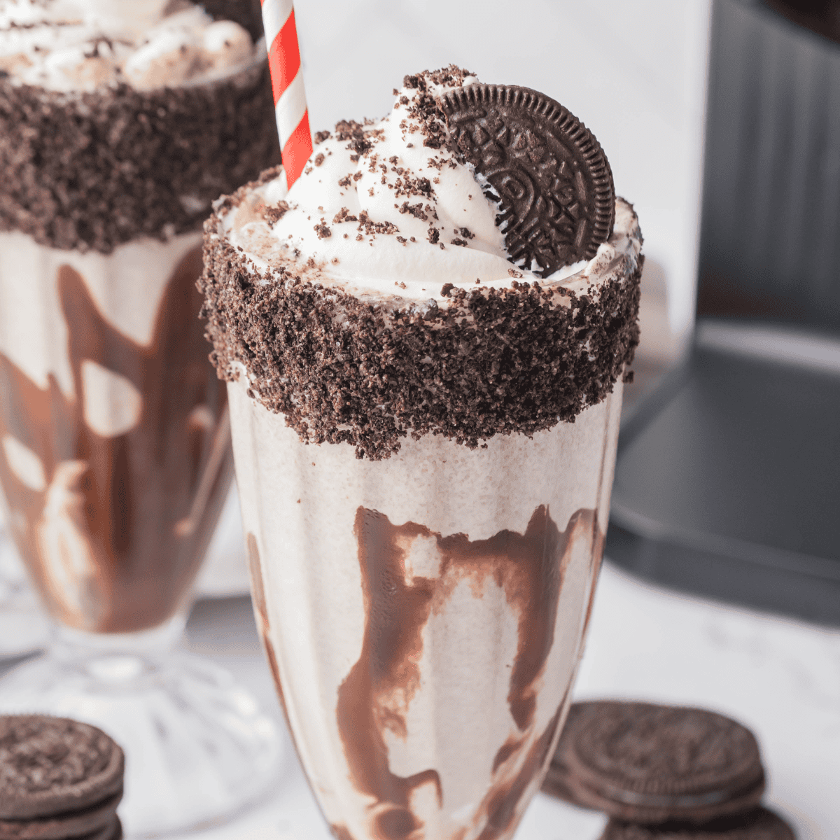 Easy Ninja Creami Oreo Milkshake - Fork To Spoon