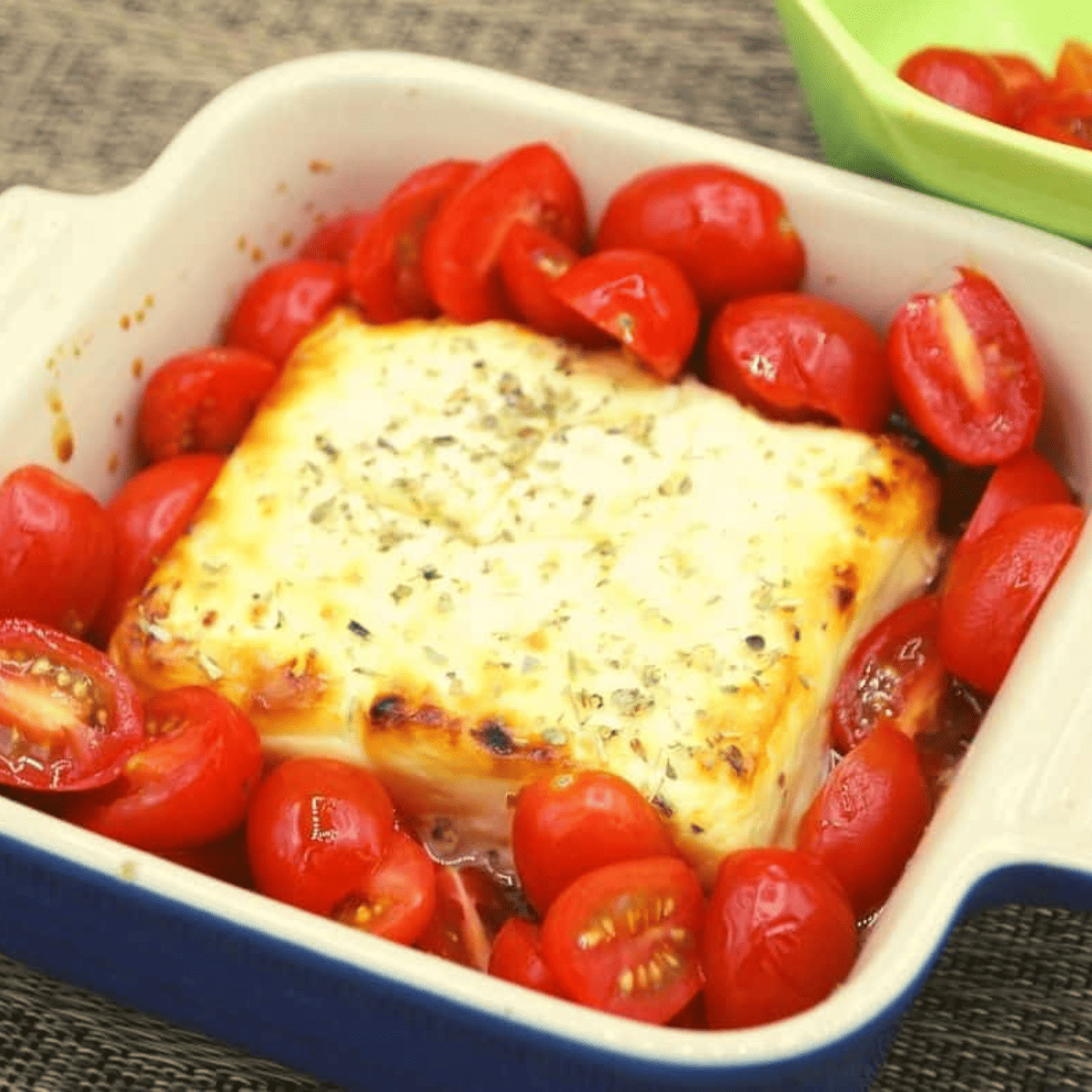 Air Fryer Baked Feta Cheese