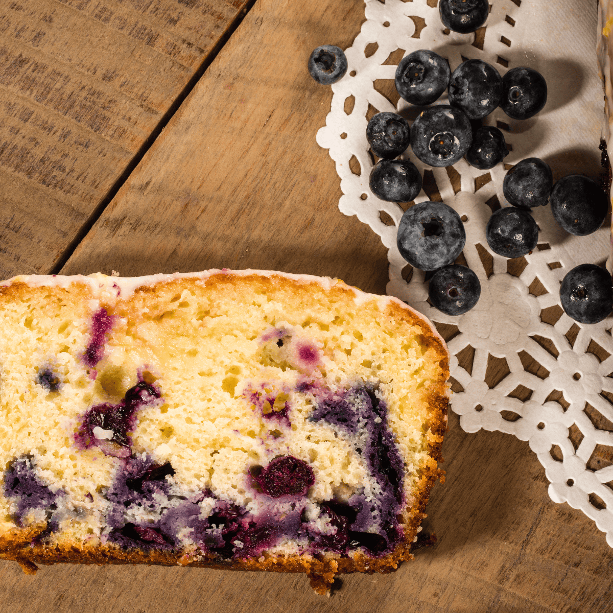 Air Fryer Blueberry Coffee Cake - Fork To Spoon