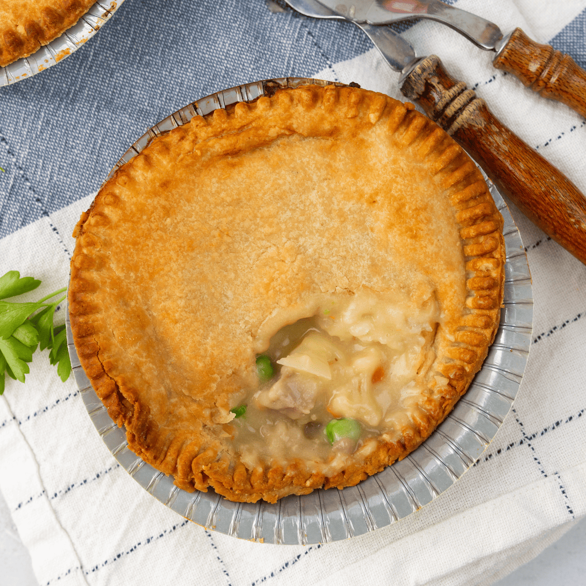 Air Fryer Boston Market Frozen Chicken Pot Pie (5)