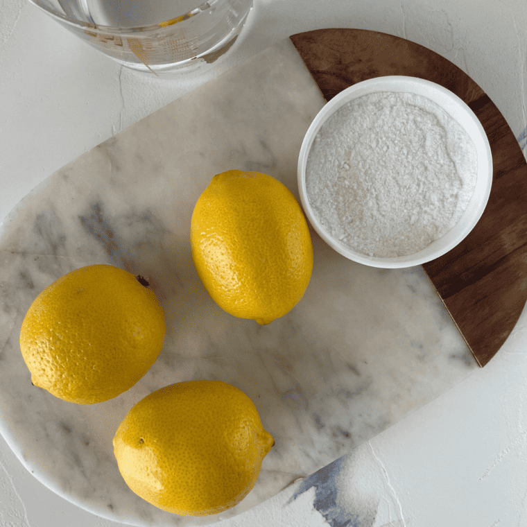 Ingredients Needed For Air Fryer Candied Lemon