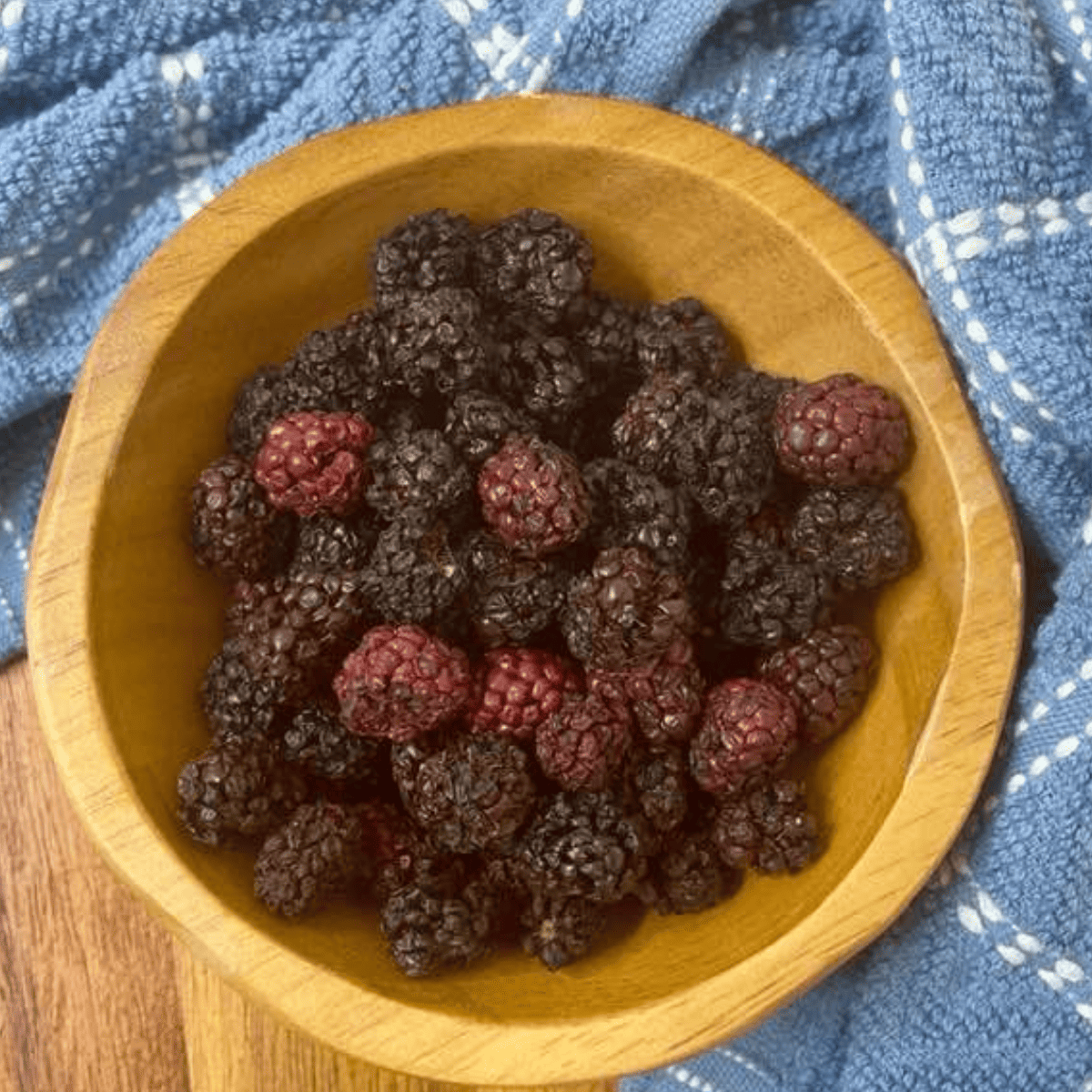 Air Fryer Dehydrating Blackberries - Fork To Spoon