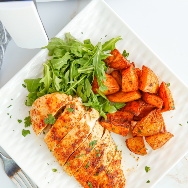 Air Frying Frozen Chicken Breast - Fork To Spoon