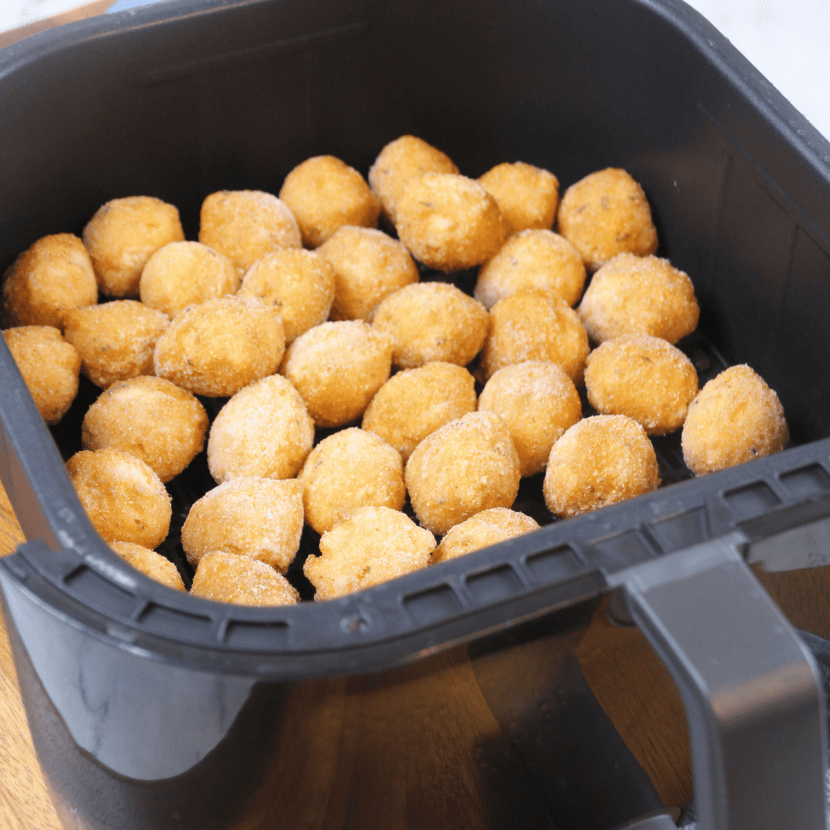 Air Fryer Frozen Hush Puppies Fork To Spoon