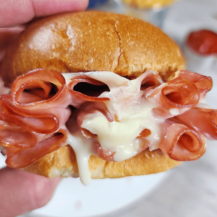 Air Fryer Hardee’s Copycat Hot Ham and Cheese